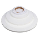 6/8/12/16'' Blank White Round Artist Canvas Wooden Drawing Board Acrylic Oil Paintings