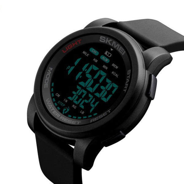 SKMEI 1469 Calorie Pedometer Countdown Waterproof Luminous Sports Digital Watch Men Watch