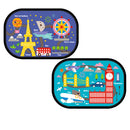 2pcs Cartoon Car  Car Window Baby Sunshades Rear Side Window Sunshade Protect Window Film