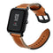 Replacement 20mm Leather Watch Band for Xiaomi Amazfit Pace Youth Smart Watch