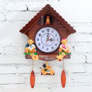 Antique Wooden Cuckoo Wall Clock Bird Time Bell Swing Alarm Watch Wall Home Decor