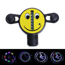 Smiling Face LED Bicycle Wheel Lights Small And  Easy Carry Mountain Bike Spoke Decorative Lights