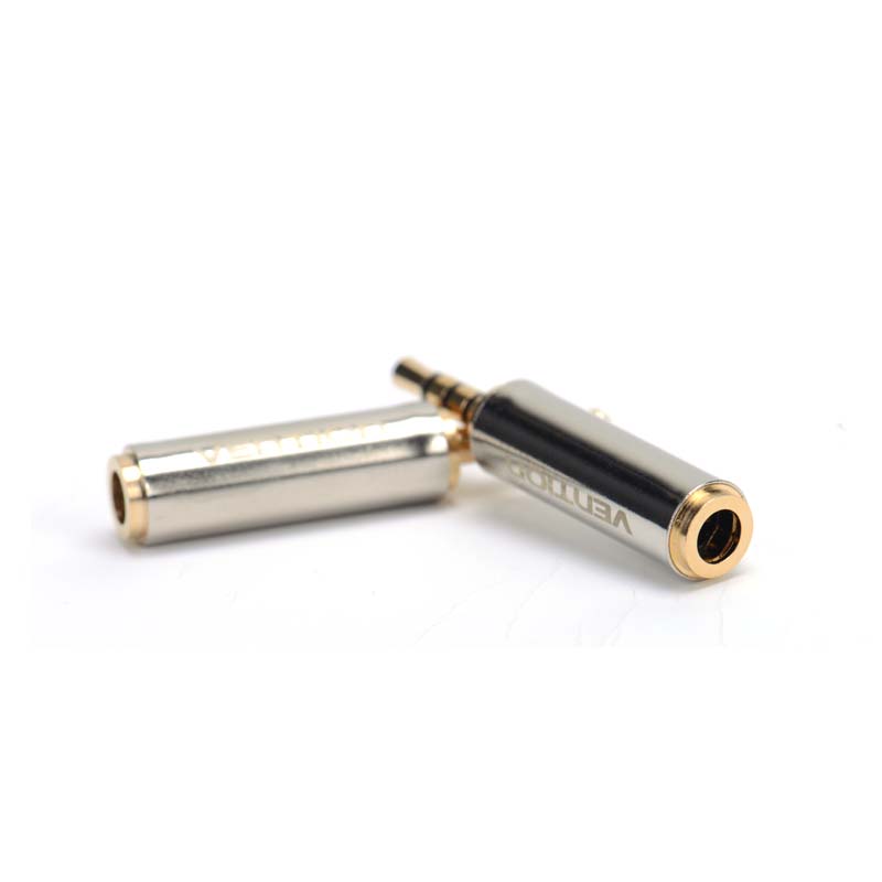 Vention 1Pcs 2.5mm Male to 3.5mm Female Audio Stereo Headphone Jack Adapter Aux Connector