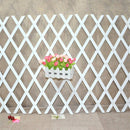 Anticorrosive Wood Pull Net Flower Frame Grid Vine Frame Wall Decorations Wall Hanging Telescopic Wooden Fence Pull Net
