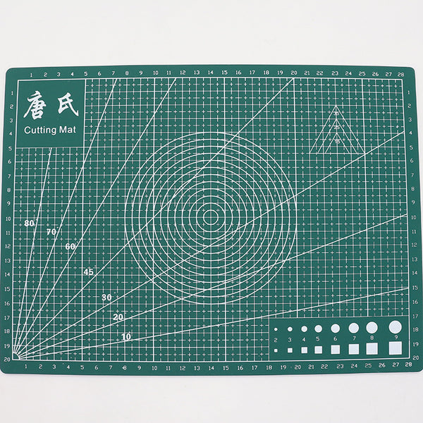 TANGSHI A4 Grid Self Healing Cutting Mat Durable PVC Craft Card Fabric Leather Paper Cutting Board Patchwork Tools