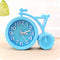 Creative Portable Mini Mute Children Student Clock Bike Office Table Alarm Clocks Home Decor