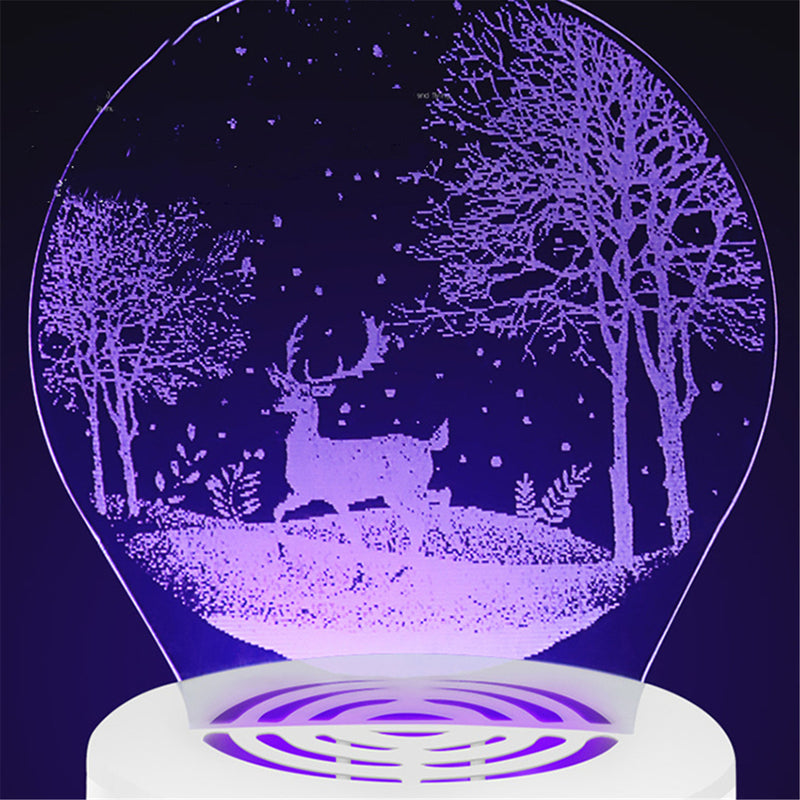 5V 3W USB Electronic Power Mosquito Insect Killer Lamp No Smell Mute Indoor Repellent Trap