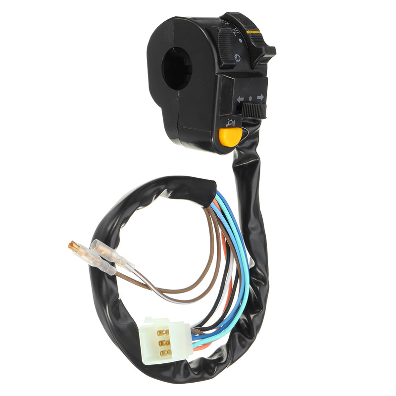 7/8inch 22mm Left Motorcycle Handlebar Horn Turn Signals Headlight Switch Control