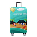 Honana Tourism Theme Elastic Luggage Cover Trolley Case Cover Warm Travel Suitcase Protector