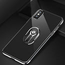 Bakeey 2 in 1 Universal 360 Rotation Car Air Vent Phone Holder Phone Finger Ring Buckle with Strong Sticky for iPhone Xiaomi Samsung