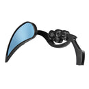 Universal Aluminum Skull Flame Rearview Wing Mirrors For Harley Motorcycle