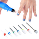 7Pcs/Set Nail Art Drill Bits Ceramics Tungsten Steel Gel Removal Acrylic Cuticle Electric Nail Drilling Machine Manicure