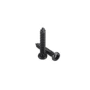 Suleve M3CP1 500Pcs M3 Phillips Screw Black Zinc-Plated Carbon Steel Pan Head Self Tapping Woodworking Screws Assortment Kit