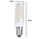 AC110-240V E14 9W 2835 No Stroboscopic 75LED Ceramic Corn Light Bulb for Indoor Home Decoration