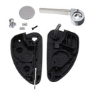 2 Buttons Remote Key Fob Case Shell With Battery For Alfa Romeo 147 156 166 GT
