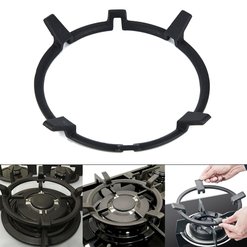 Universal Cast Iron Wok Support/Stand for Burners Fits 99% Gas Hobs and Cookers Kitchen Storage Rack