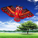Owl Ainimal Kite Single Line Breeze Outdoor Fun Sports For Kids Delta Kites
