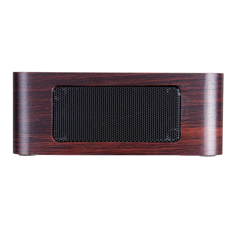 Q1A Portable Wooden Wireless bluetooth Speaker Double Drivers Stereo Light Speaker