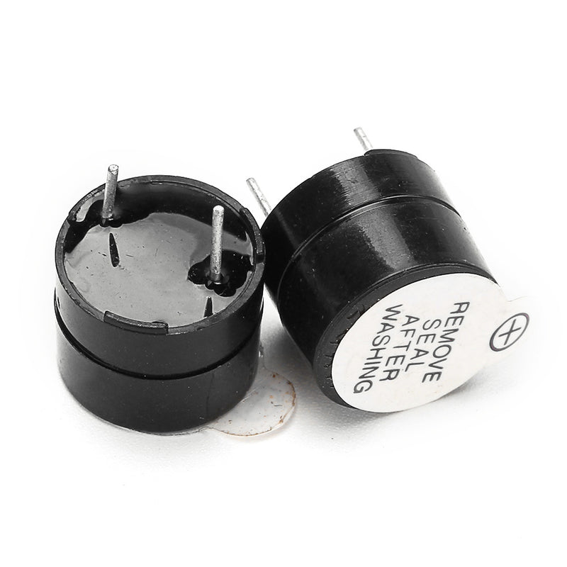 50pcs 12V Active Buzzer Electromagnetic SOT Plastic Sealed Tube Long Sound 12mmx9.5mm