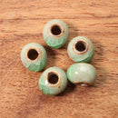 5Pcs 6mm Ice Crystal Beads DIY Women Hand Woven Material DIY Jewelry