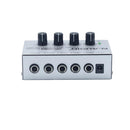 N-AUDIO MX400 Line Audio Mixer 4 Channels Input 1 Channel Output Line MONO Mixer With Power Adapter-EU Plug