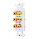 Home Theater 7.1 Surround Sound Speaker Sound Box Wall Plate HD Audio Banana