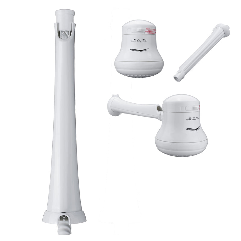 High Power Electric Shower Head 110V/220V Instant Water Heater 5.7ft Hose Bracket