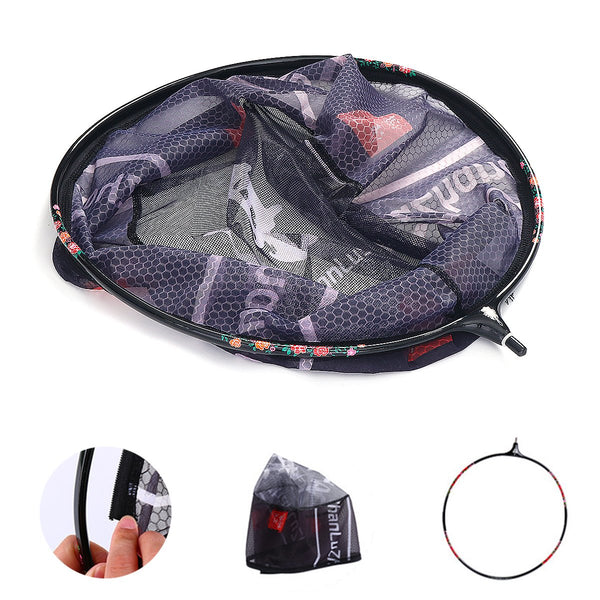 ZANLURE 40X40X20cm Detachable Fishing Net  Landing Net Match Carp Coarse Fishing Scoop Nets