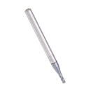 Drillpro 10pcs 2mm HRC55 TiAlN 2 Flutes End Mill Cutter Tungsten Carbide Milling Cutter CNC Tool