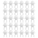 30pcs ABS Car Hood Bonnet Prop Rod Clip Trim Support Clamp Holder Set For Honda