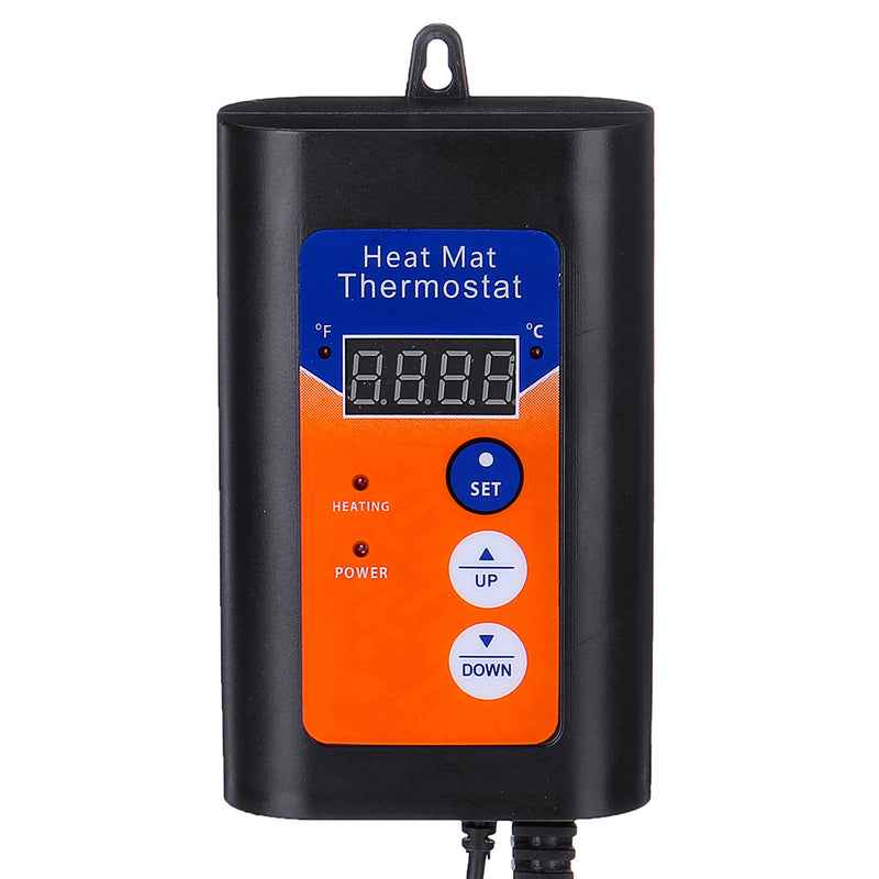 Digital Heat Mat Thermostat Controller for Seed Germination Reptiles and Brewing Breeding Incubation Greenhouse