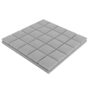 4pcs 50x50x5cm Acoustic Foam Wedge Panel Sound Absorption Tiles