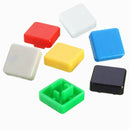 700pcs Square Mixed Color Tactile Button Caps Kit For 12x12x7.3MM Tact Switches