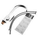 Square Single Lever Sink Faucet Mixer Tap SwiveI Spout Brass Kitchen Bathroom