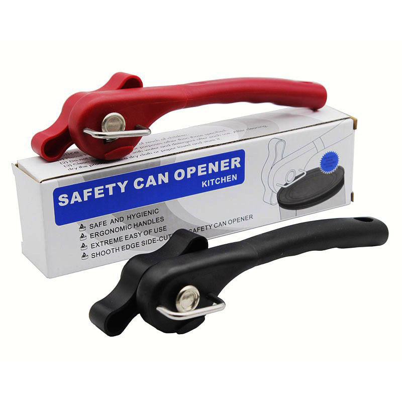 Can Opener Ergonomic Smooth Edge Side Cut Manual Tin Can Opener Lid Tool