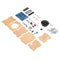 TEA5767 DC 4.5V-5.5V DIY Mini Digital FM Radio 87MHZ-108MHZ 2W 8ohm Speaker Electronics Kit