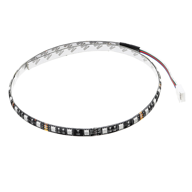 12v Black/24v White 3D Printer RGB 5050 Waterproof LED Strip Light with Cable for Lerdge Board