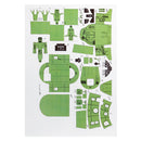 1:47 Scale Boeing B-17 Flying Fortress Heavy Bomber Handcraft Paper Model Kit Education Toys