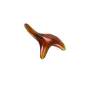 Guasha Amber Grain Resin Wax Scraping Massage Board Triangle Bird Amber Manual Massager