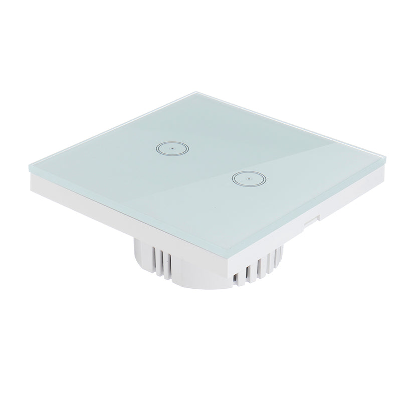 1/2/3 Gang WIFI Smart Voice Control Glass Panel Switch EU Plug Waterproof Glass Touch Screen Support Alexa Google Timer Switch