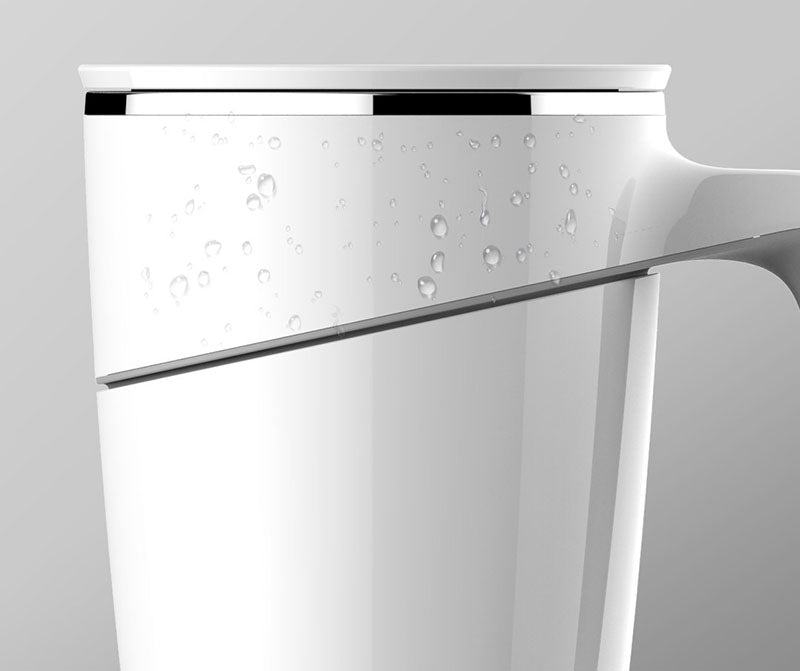 Fiu 470ML Not Pouring Cup From Xiaomi Youpin Stainless Steel Magical Sucker Splash Proof Mug