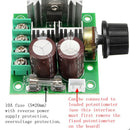 DC 12V-40V 10A 13Khz Motor Speed Controller Pump PWM Stepless Speed Change Speed Control Switch