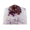 Himalayas Stone Orgone Pyramid Energy Generator Tower Decorations Home Reiki Healing Crystal