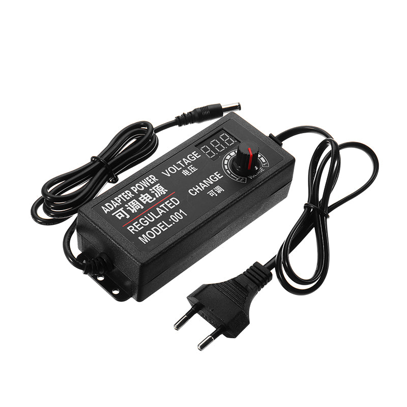 Excellway 3-12V 5A 60W AC/DC Adapter Switching Power Supply Regulated Power Adapter Display