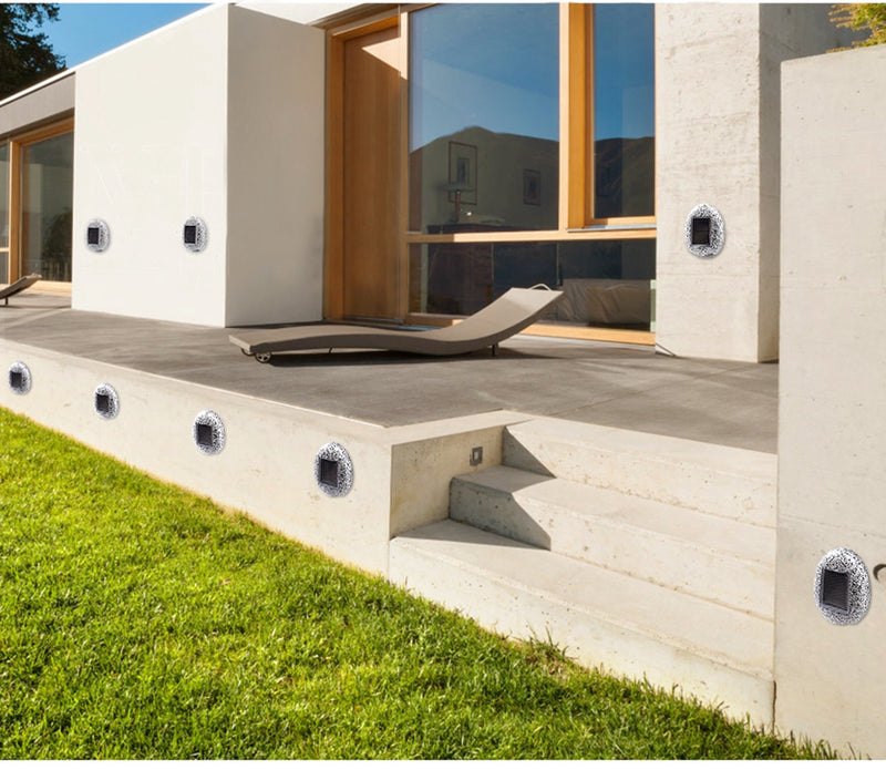 Solar Powered  LED Stone Ground Path Light Outdoor Waterproof Garden Landscape Lawn Yard Driveway Lamp