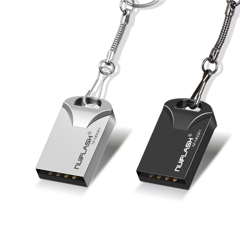 Nuiflash NF-USB 02 High Speed USB Flash Drive USB 2.0 4GB 8GB 16GB 32GB 64GB Mini Pen Drive USB Disk with Gift Key Ring