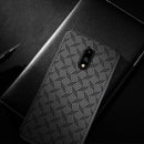 NILLKIN Synthetic Fiber Plaid Anti-fingerprint Anti-Scratch Protective Case for OnePlus 7