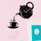 Emoyo ECY018 DIY Creative Teapot Head Wall Clock Animal Wall Clock For Home Office Decorations