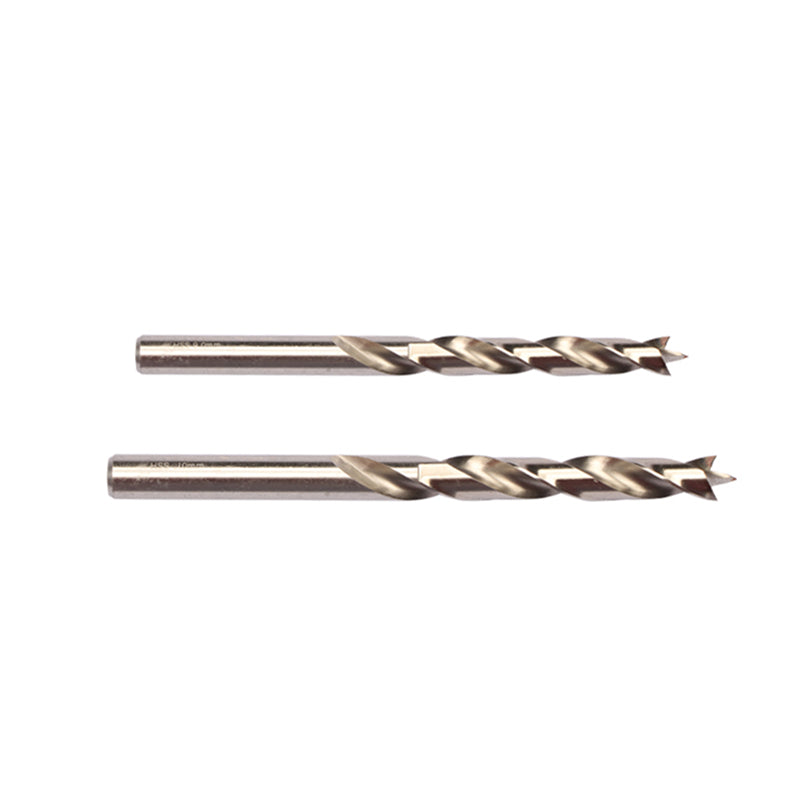 5/6/7/8/9/10mm Fully Ground High Spees Steel Brad Point Wood Drill Bit Kit Set Tool Woodworking Drilling Tool