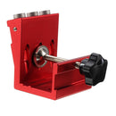 Drillpro Aluninum Alloy 3 Pocket Hole Syestem Pocket Hole Jig Drill Locator Guide with Drill Screwdriver Set and Pocket Hole Screw Plug Woodworking Tool